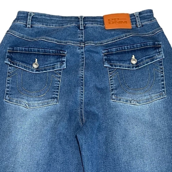 Princess Polly High Waist Straight Leg Jeans Medium Wash Sz 8 - Picture 5 of 9